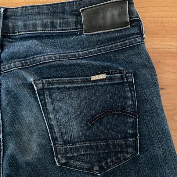 G-Star 3301 Low Rise Skinny Jeans in Dark Wash (Size 27 Tall) - Picture 5 of 10